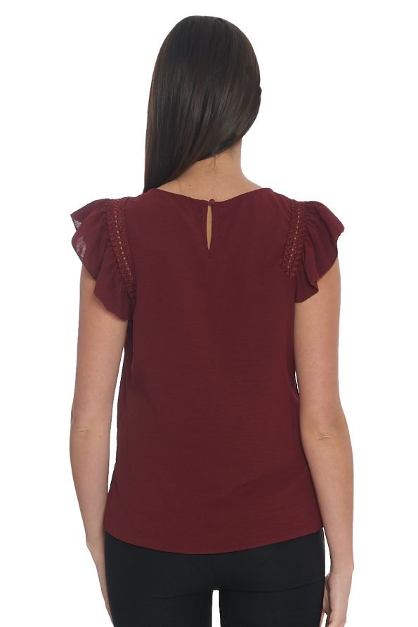 BLUSA CROCHET Y OLAN EN MANGA - Imagen 2