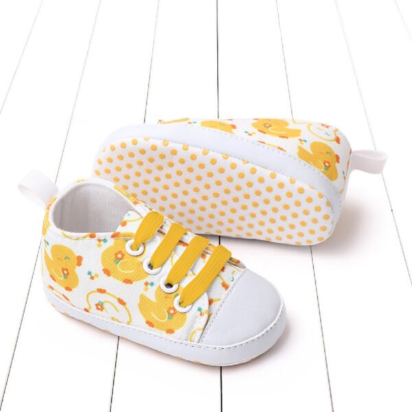 Zapatos de cordones con estampado de dibujos animados para bebés - Imagen 2