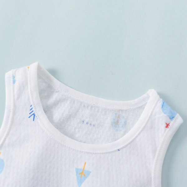 Niño pequeño Casual Dibujos Animados Animal Camiseta sin manga - Imagen 3