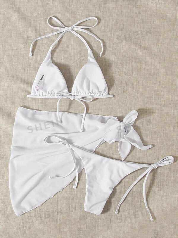 Sets de bikini Liso Casual - Imagen 2