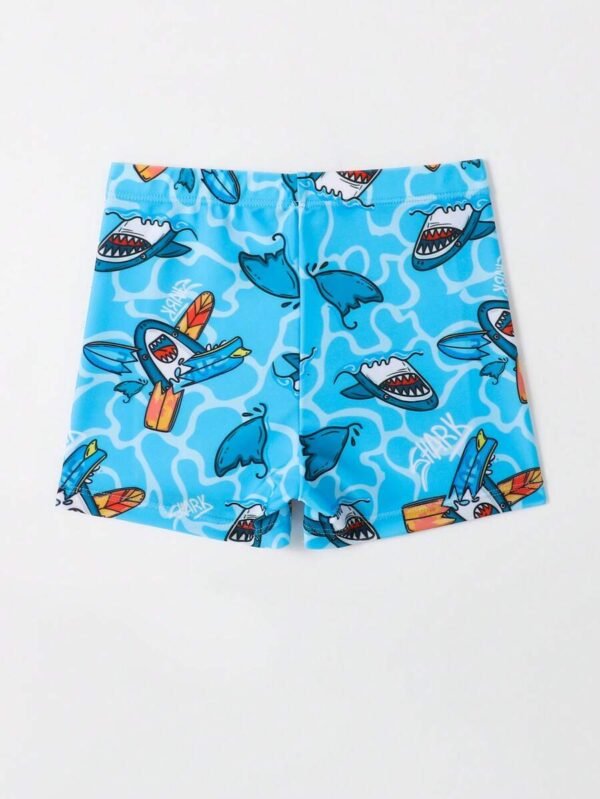 Bañador De Natación Con Estampado De Tiburón Para Chico Joven - Imagen 2