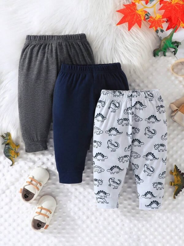 Pantalones con estampado de dinosaurio