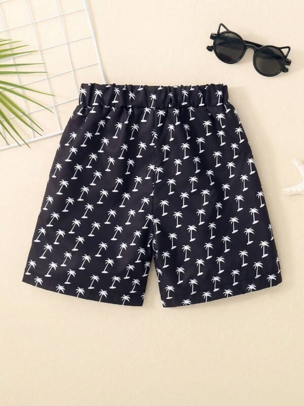 Pantalones Cortos Finos Y Casuales Para Niño Con Bolsillos - Imagen 2