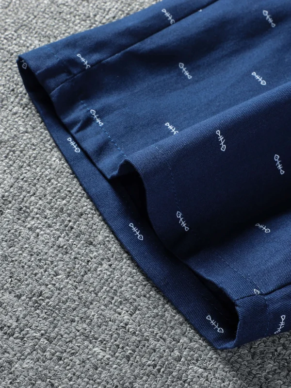 Short Con Cordón Con Estampado Completo Para Hombre - Imagen 3