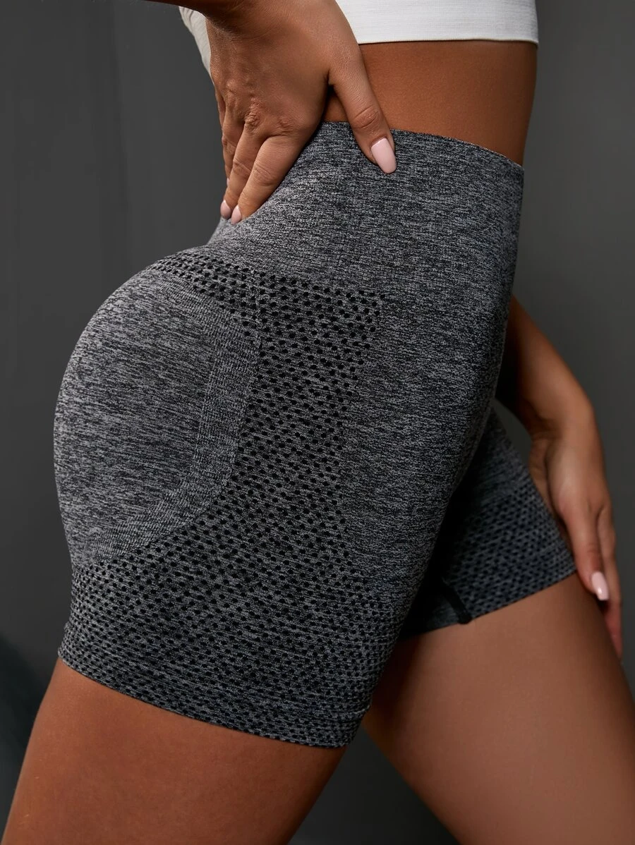 Shorts deportivos elásticos con banda ancha en la cintura - Imagen 2