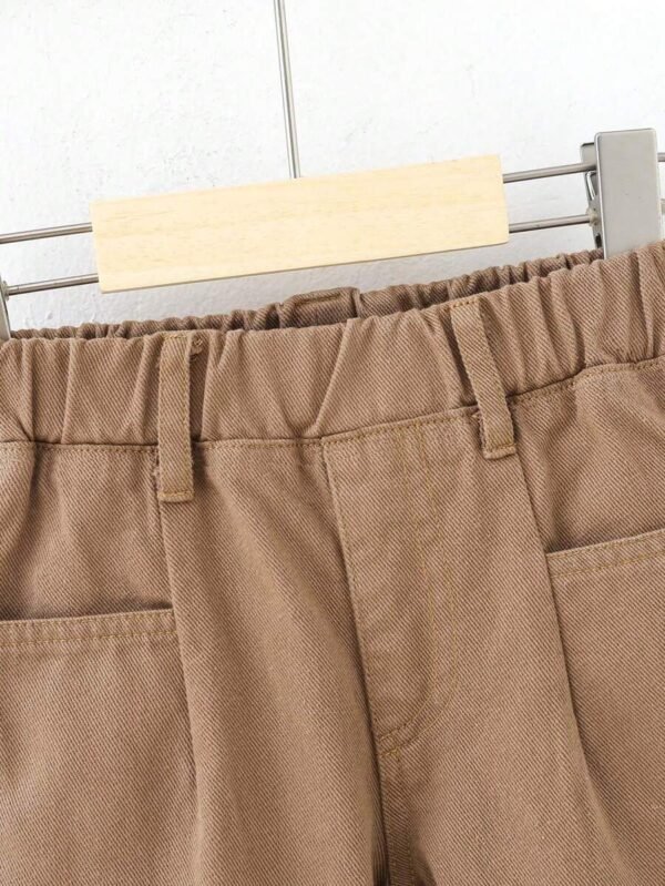 Jeans De Color Sólido Para Niños Pequeños - Imagen 3