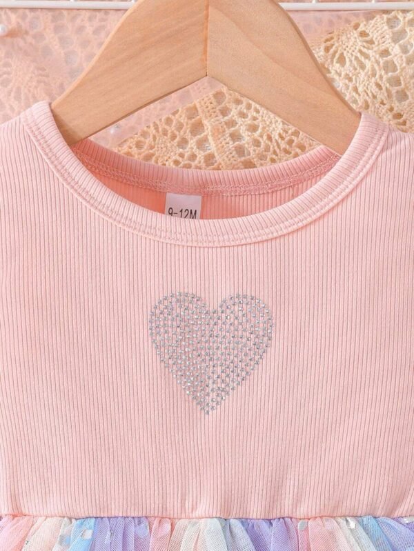 Nuevo Vestido De Princesa Con Malla Gradiente, Dobladillo Con Volantes - Imagen 3