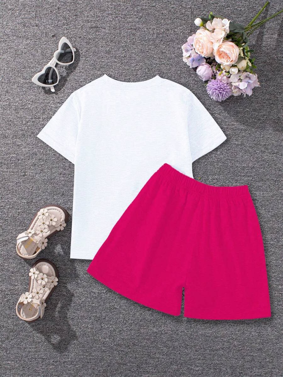 Conjuntos Casuales De Impresión De Gato Para Bebes Niñas - Imagen 2