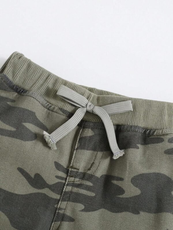 Vaqueros De Mezclilla Con Camuflaje Y Carga Para Niños Pequeños - Imagen 3