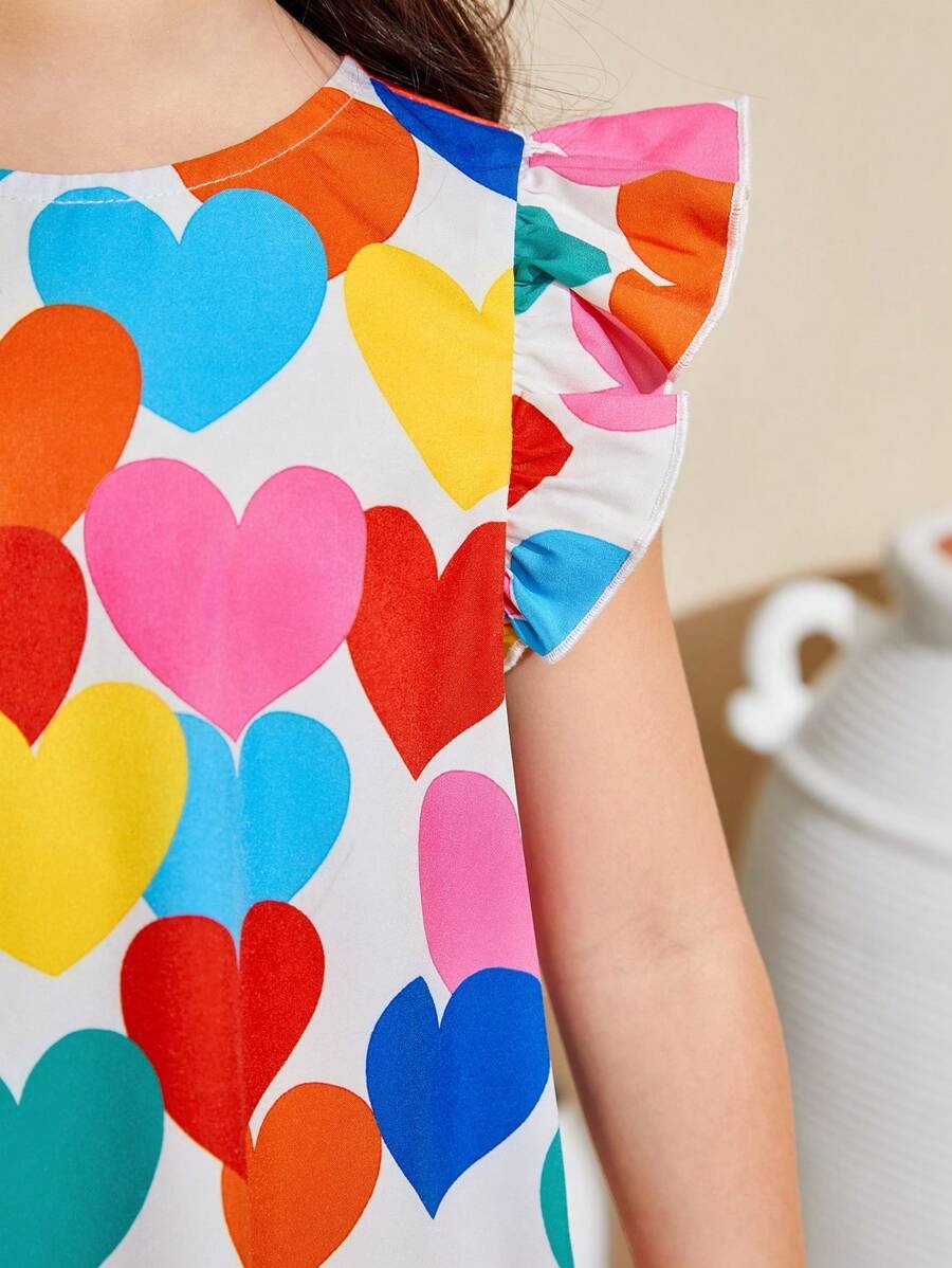 Vestido Informal De Punto Con Manga Acampanada Y Cuello Redondo - Imagen 3