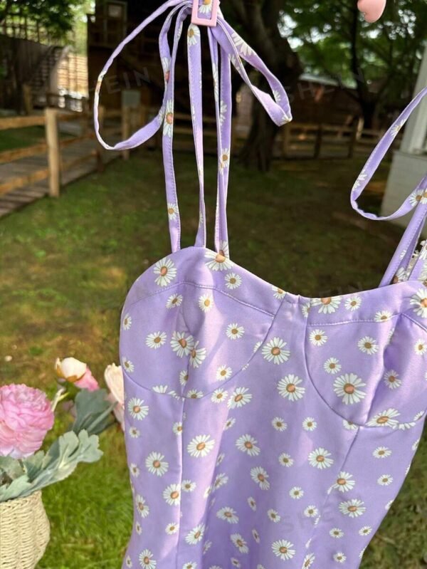 Vestido de verano para mujer con estampado floral - Imagen 3
