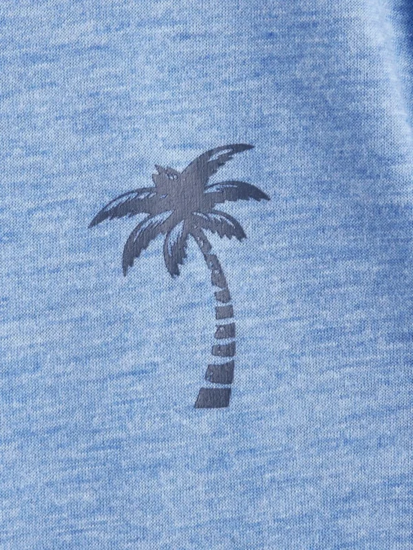Camiseta De Impresión De Árbol De Coco Para Niño En Edad Intermedia - Imagen 3