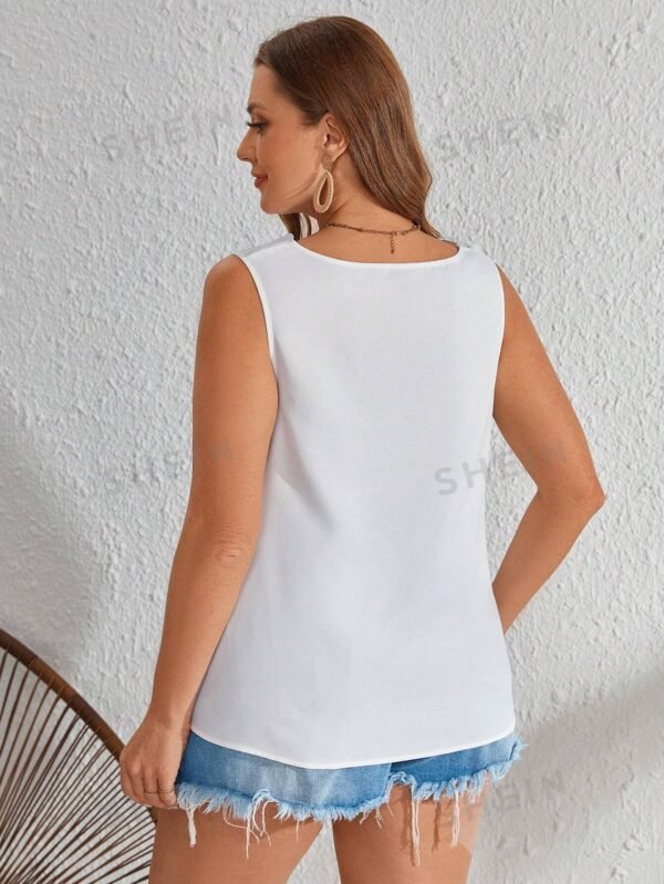 Blusa ribete en abanico - Imagen 2