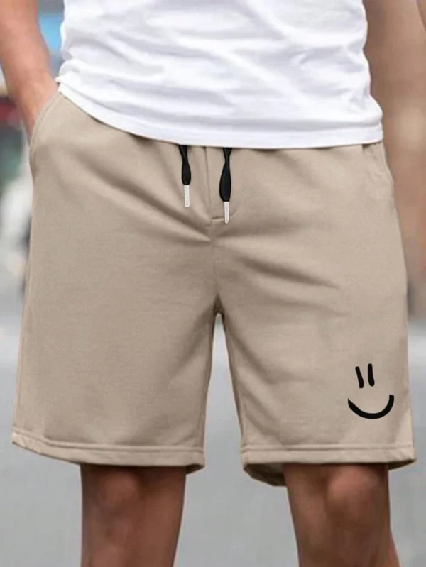 Pantalones Cortos De Cintura Con Cordón