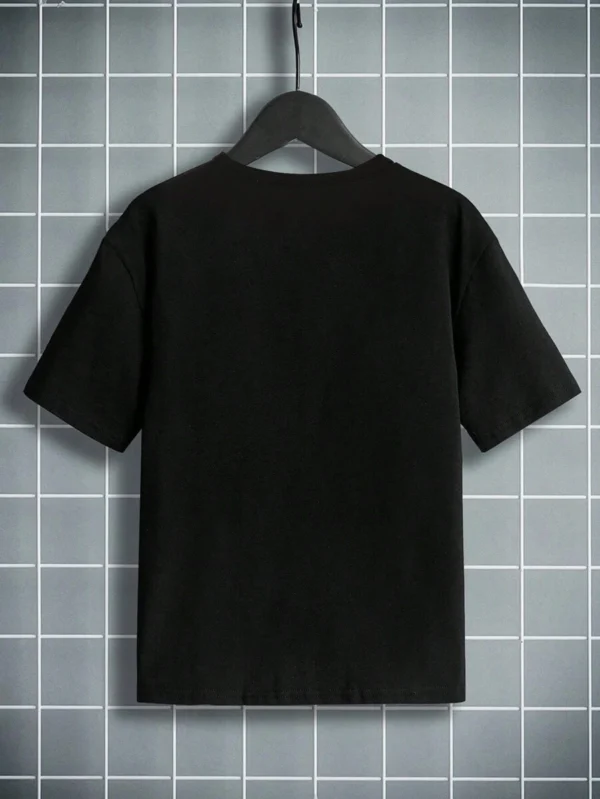 Camiseta básica para niños preadolescentes con cuello redondo y manga cort - Imagen 2