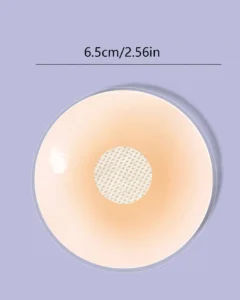 1 Par De Cubiertas De Pezón De Silicona Para Mujeres