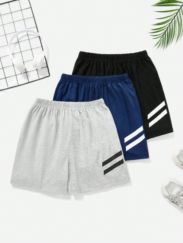 Shorts tejidos para niño preadolescente, cómodos y casuales