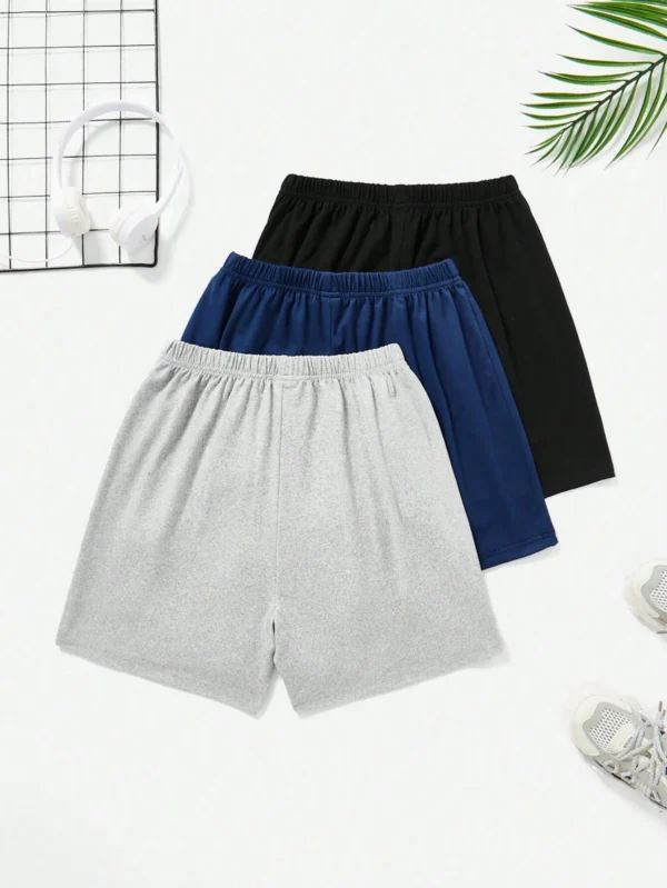 Shorts tejidos para niño preadolescente, cómodos y casuales - Imagen 3