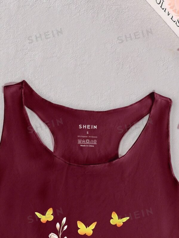 camiseta de tanque para mujer con cuello redondo - Imagen 2