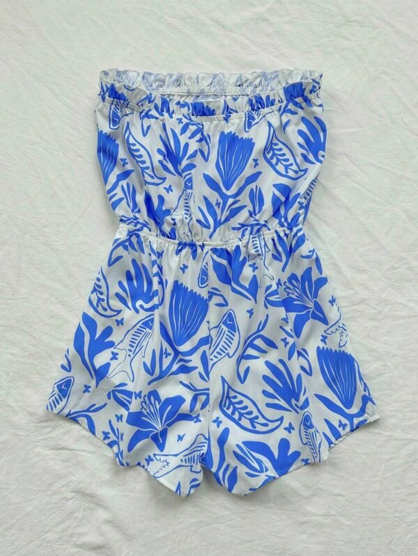 Monos para mujeres con estilo de vacaciones en color azul - Imagen 3