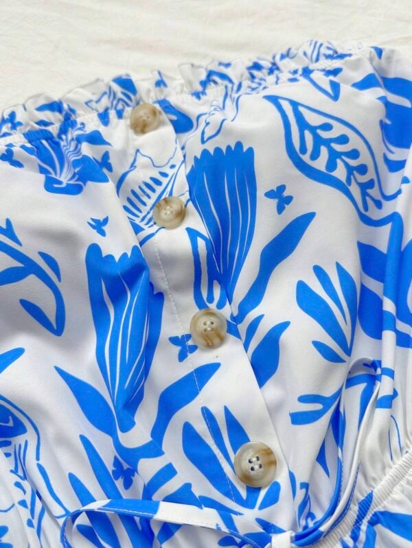 Monos para mujeres con estilo de vacaciones en color azul - Imagen 2