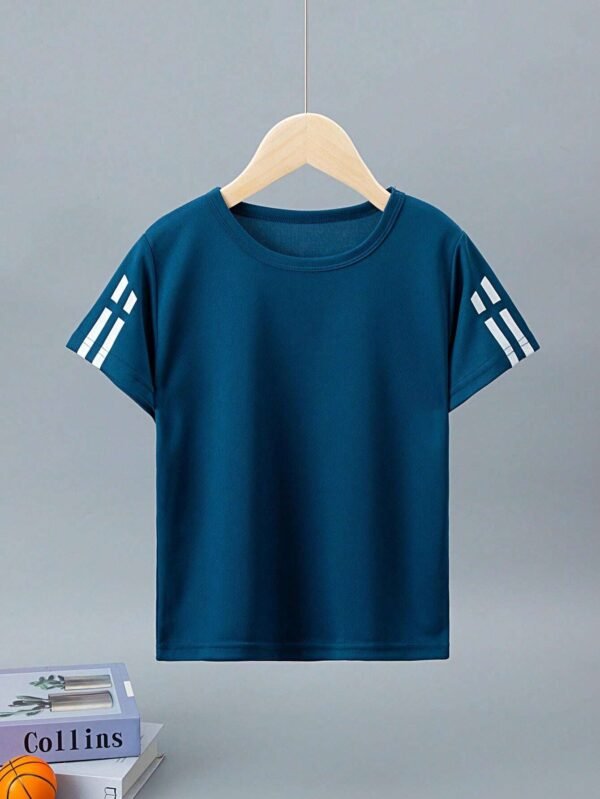 Camiseta deportiva de malla transpirable para niño