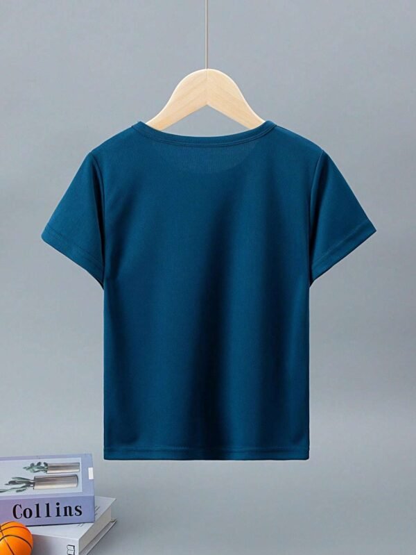 Camiseta deportiva de malla transpirable para niño - Imagen 3