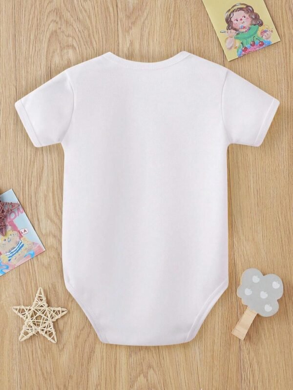 Mono de manga corta para bebé niña con estampado lindo - Imagen 2