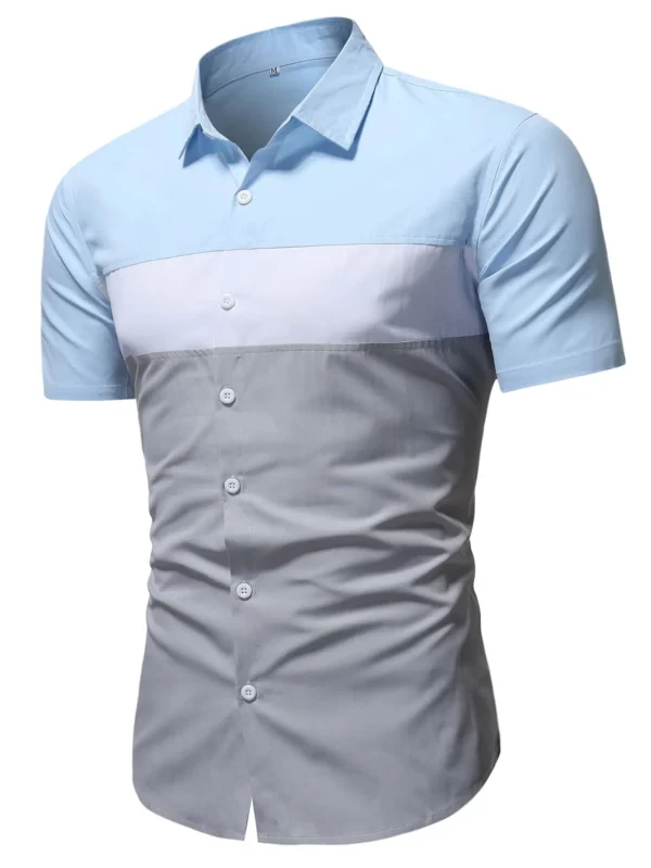 Camisa panel con costura