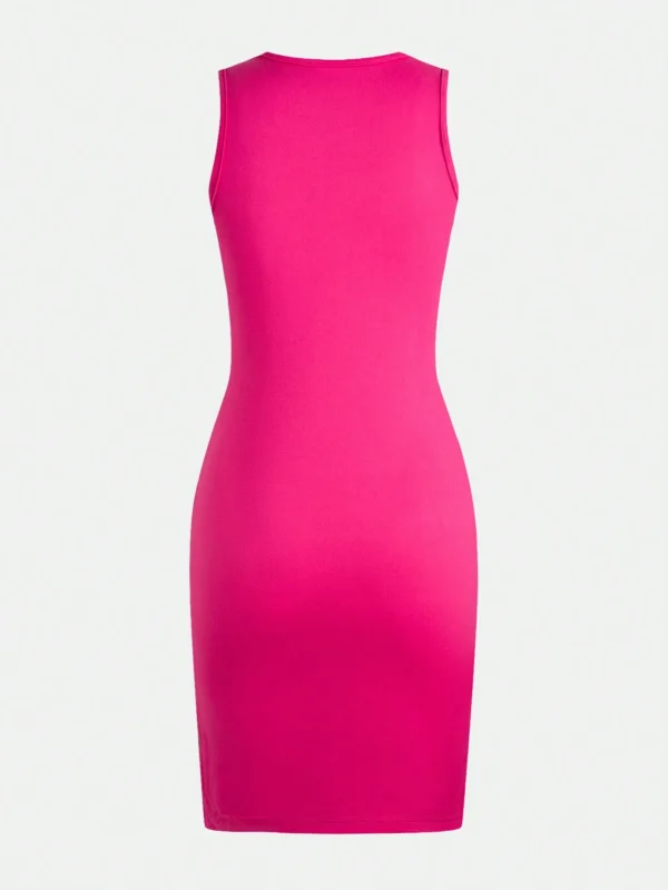 Vestido sin mangas de verano para adolescente con cuello redondo - Imagen 3