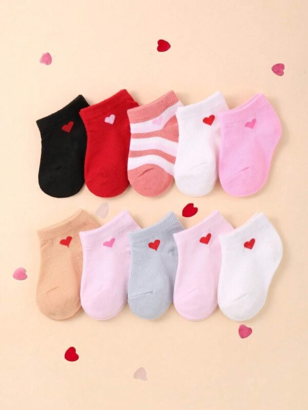10 pares de calcetines para niñas pequeñas - Imagen 3