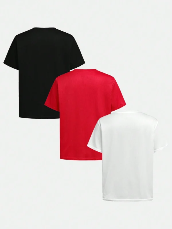Camisetas informales de manga corta con cuello redondo - Imagen 4