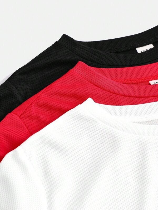 Camisetas informales de manga corta con cuello redondo - Imagen 2