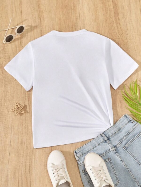 Camiseta De Adolescentes Con Estampado De Dibujos Animados - Imagen 3