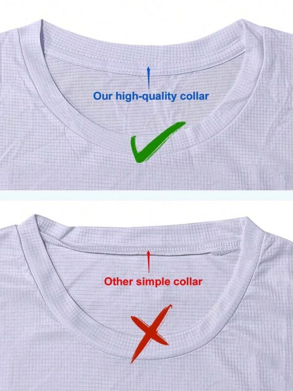 Camiseta deportiva básica para mujer de unicolor blanco, ultraligera - Imagen 2