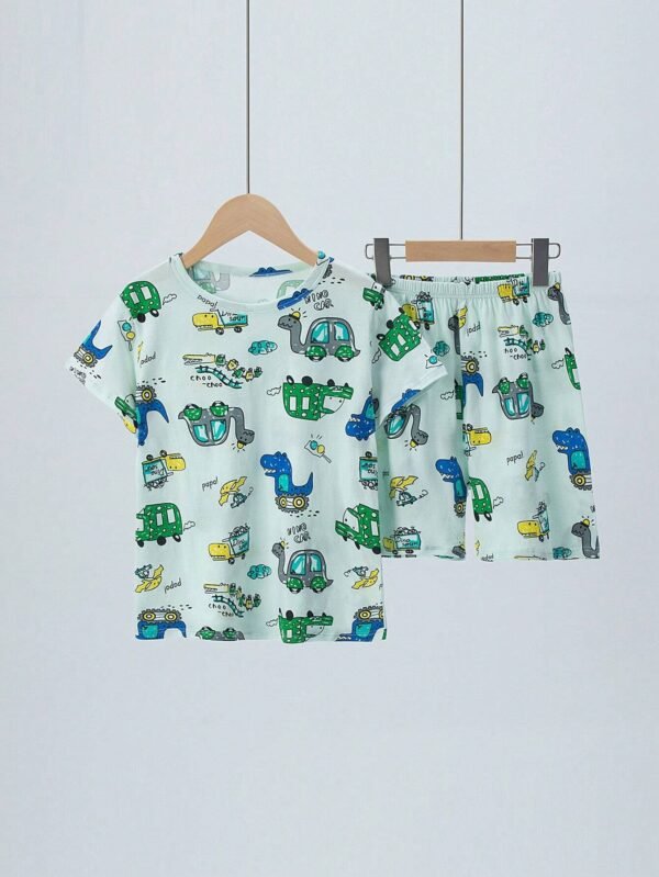 Conjunto de pijamas ligeros de verano para niño pequeño