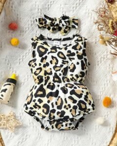 Body sin mangas de leopardo