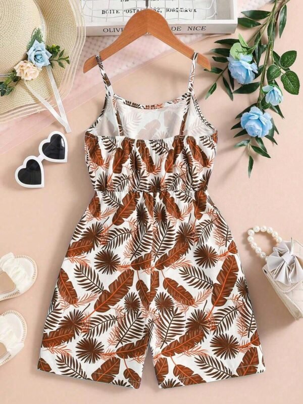 Mono con estampado total con tirantes - Imagen 2