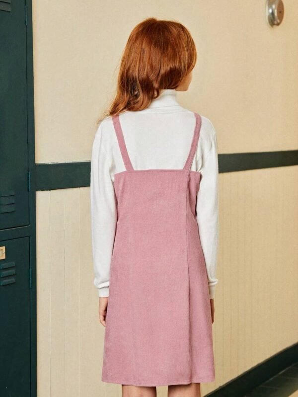 Vestido en general informal de pana, lindo y versátil - Imagen 2