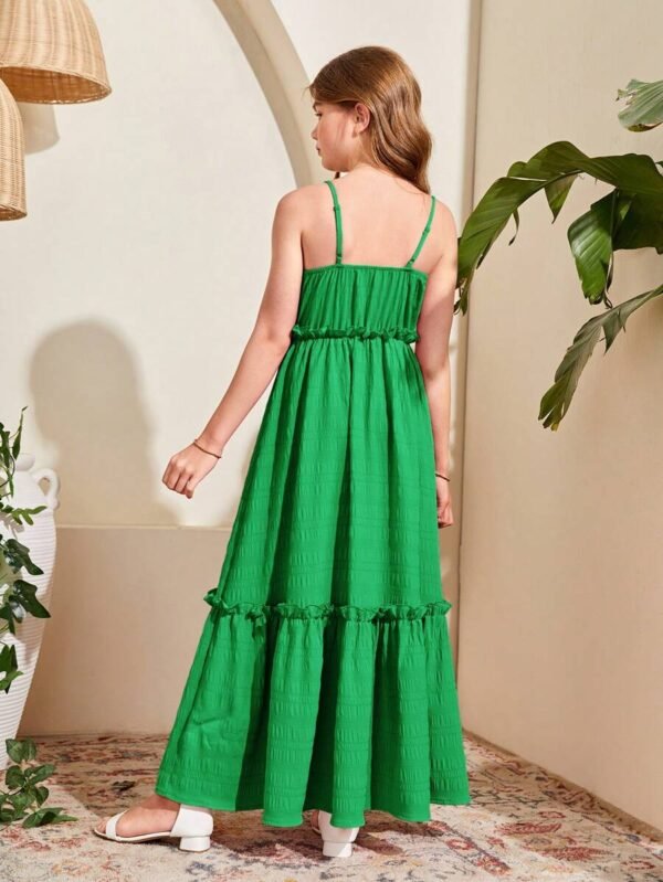 Vestido informal de camisola de tejido de unicolor - Imagen 2