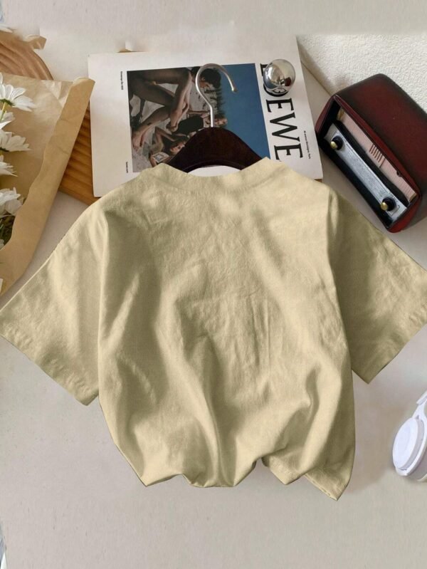 Camiseta para niño con cuello redondo y estampado - Imagen 3