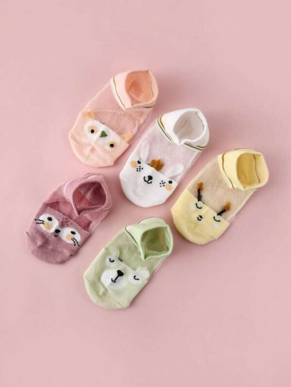 Calcetines cortos para niños con dibujos animados - Imagen 2