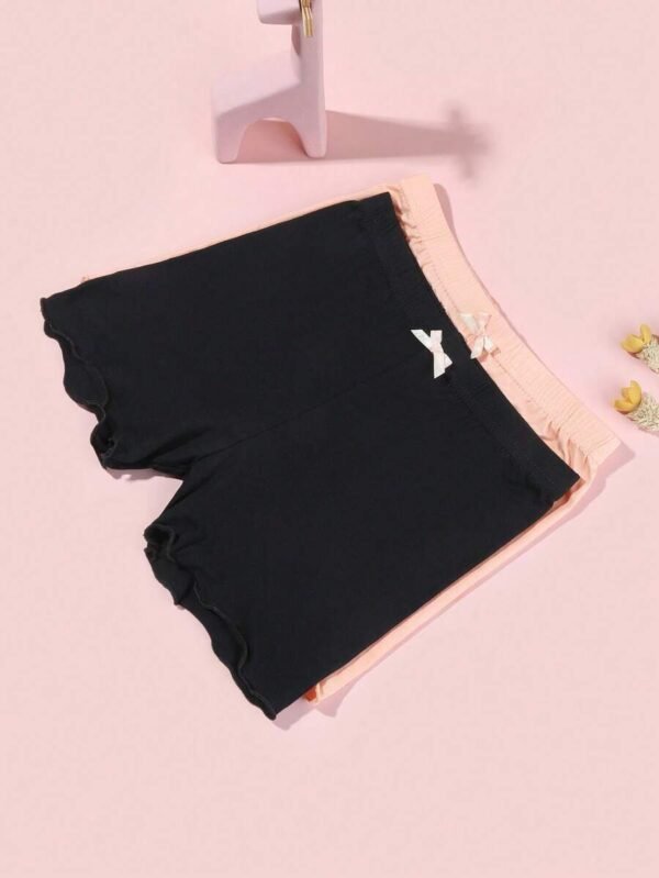 2 piezas de shorts de seguridad Modal para niñas, ropa interior a prueba de rayos - Imagen 2