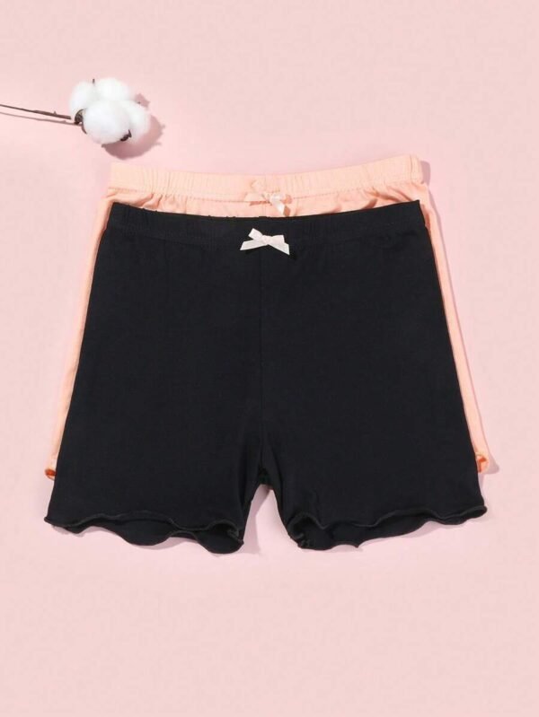 2 piezas de shorts de seguridad Modal para niñas, ropa interior a prueba de rayos - Imagen 3