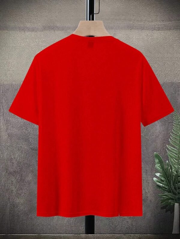 Playera casual de manga corta con cuello redondo - Imagen 3