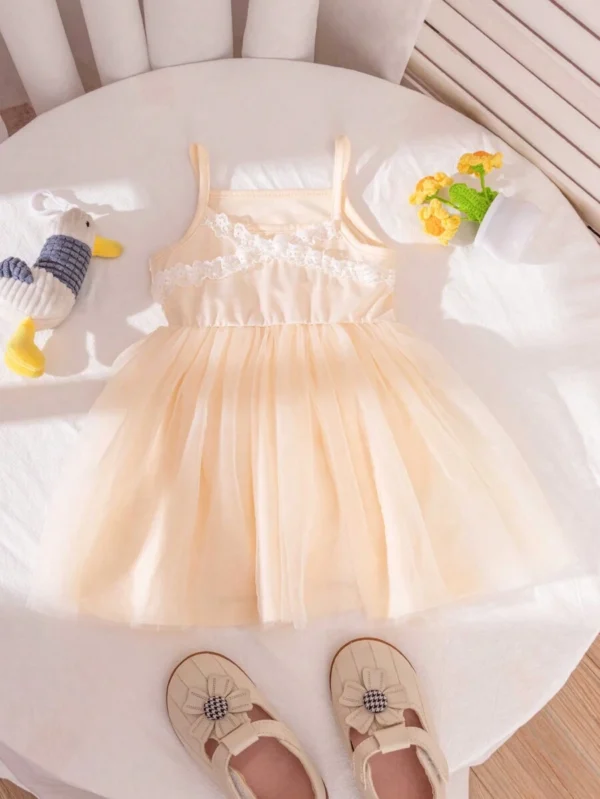 Vestido de malla de verano para niñas