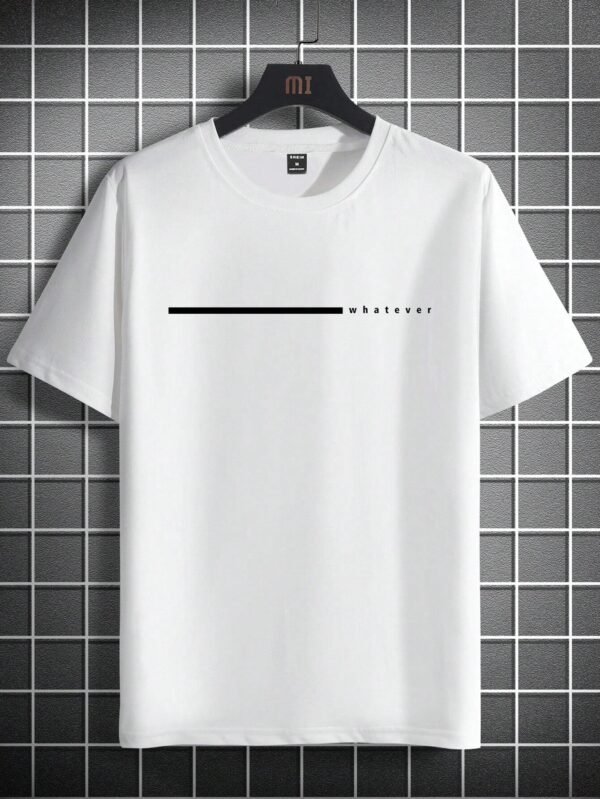 Playera de manga corta de cuello redondo de corte ajustado