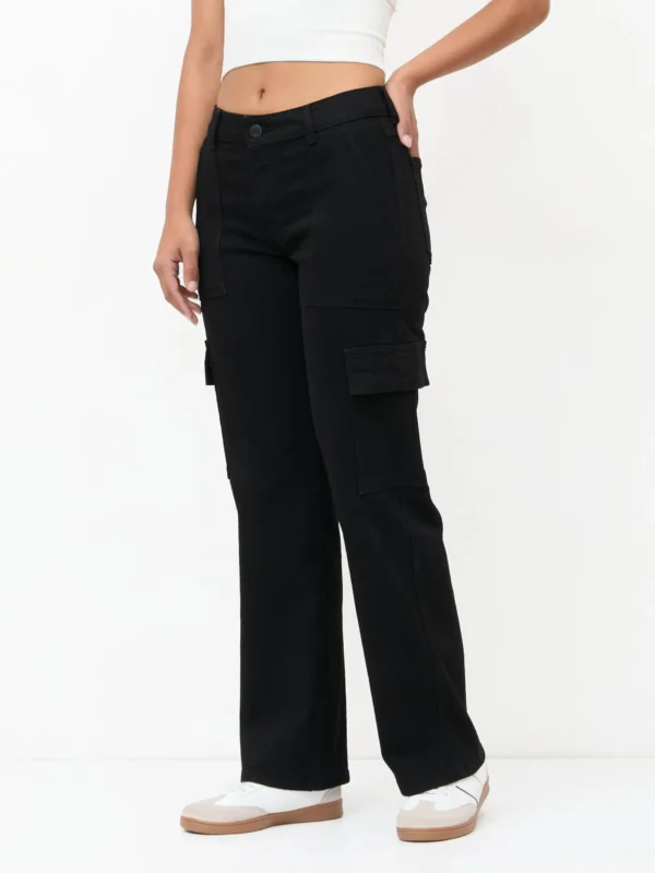 Jeans Cargo Negro