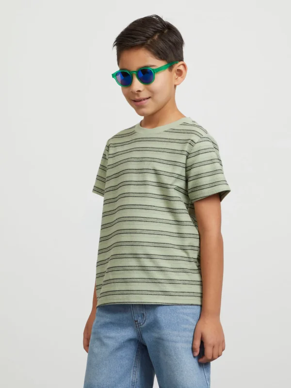 Playera Manga Corta a Rayas