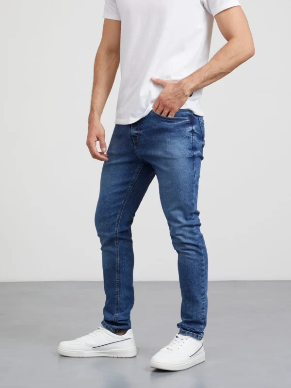 Jeans Skinny Azul Medio